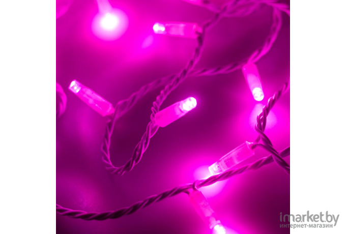 Светодиодная нить ARdecoled ARD-STRING-CLASSIC-10000-WHITE-100LED-FLASH Pink [025822]