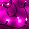 Светодиодная нить ARdecoled ARD-STRING-CLASSIC-10000-BLACK-100LED-FLASH Pink [025807]