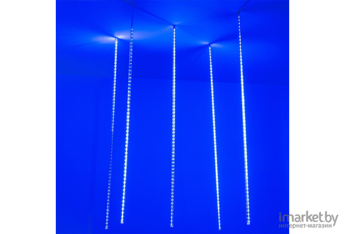 Светодиодная гирлянда ARdecoled ARD-ICEFALL-CLASSIC-D12-1000-5PCS-CLEAR-120LED-LIVE Blue [026053]