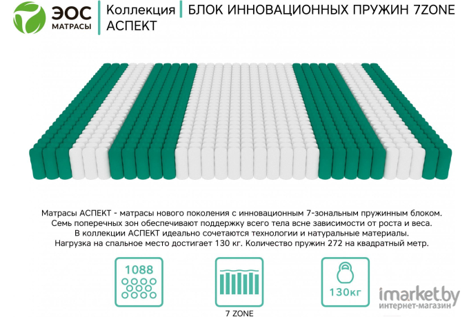 Матрас EOS Аспект 10 140x200 премиум Care