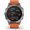 Умные часы Garmin Fenix 6 Sapphire титановый/оранжевый [010-02158-14]