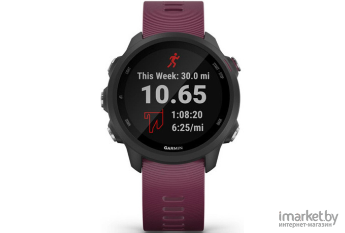 Умные часы Garmin Forerunner 245 черный/бордовый [010-02120-11]