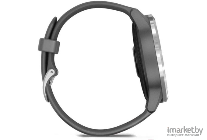 Умные часы Garmin Vivoactive 4 серебристый/серый [010-02174-03]