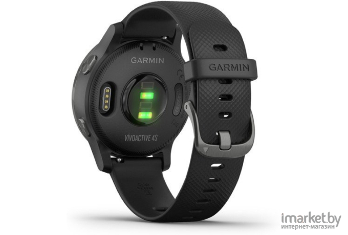 Умные часы Garmin Vivoactive 4s черный/серый [010-02172-13]