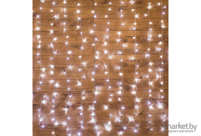 Новогодняя гирлянда Neon-night Светодиодный дождь 2х3 м белый [235-065]