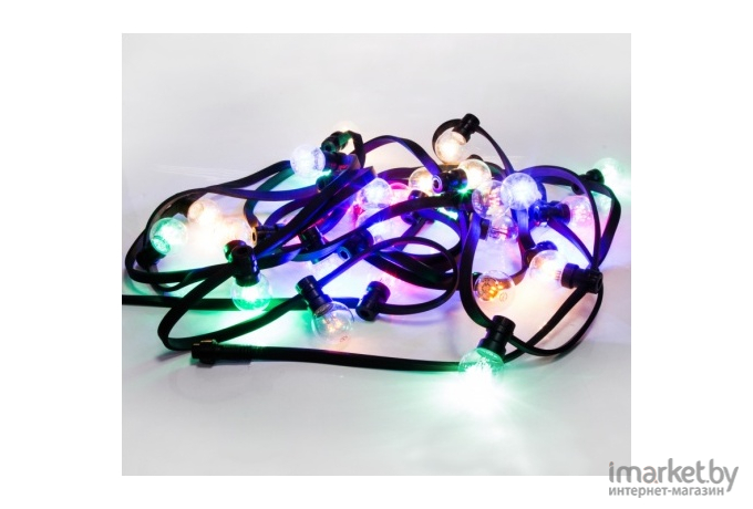 Новогодняя гирлянда Neon-night LED Galaxy Bulb String 10 м мультиколор провод черный [331-329]