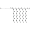 Светодиодный занавес Feron 320 LED 2700K эффект стробов [32341]