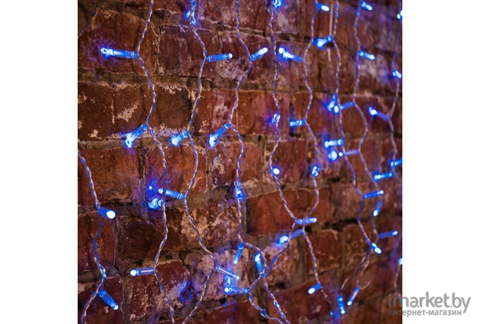 Новогодняя гирлянда Neon-night Дождь 2x0.8m 160 LED Blue [235-103]