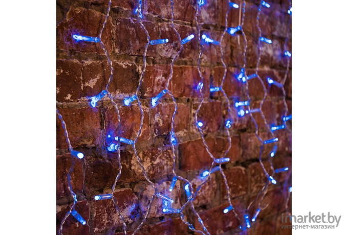 Новогодняя гирлянда Neon-night Дождь 2x0.8m 160 LED Blue [235-103]