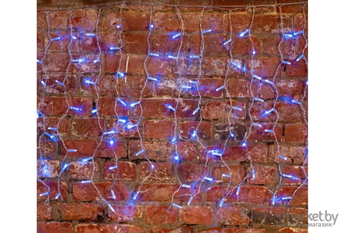 Новогодняя гирлянда Neon-night Дождь 2x0.8m 160 LED Blue [235-103]