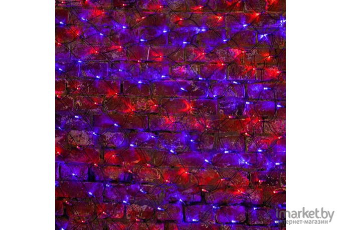 Новогодняя гирлянда Neon-night Сеть 2.5x2.5m 432 LED Red/Blue [215-033]