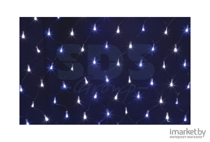 Новогодняя гирлянда Neon-night Сеть 2x0.7m 176 LED White/Blue [215-012]