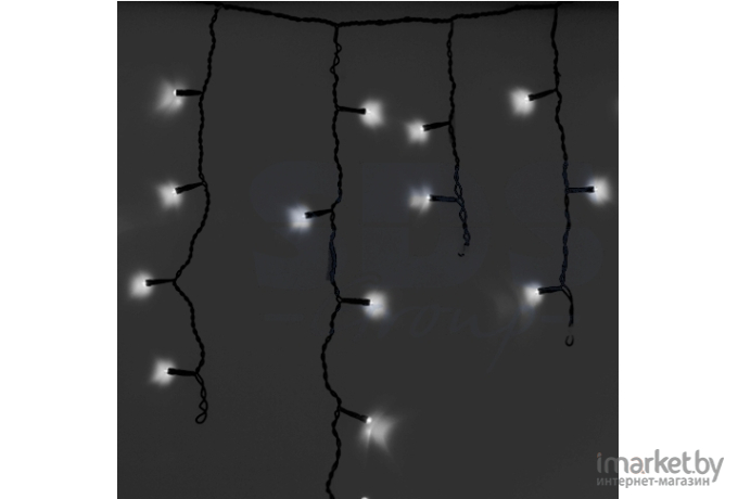 Новогодняя гирлянда Neon-night Айсикл 4.8x0.6m 176 LED White [255-135]