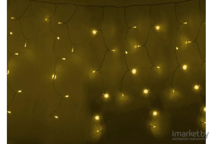 Новогодняя гирлянда Neon-night Айсикл 4.8x0.6m 176 LED Yellow [255-141]