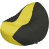 Кресло-мешок Flagman кресло Classic К2.1-128 желтый/черный