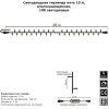 Светодиодная нить Гирлянда.РФ 10м 100 LED холодный белый [G05-1761]