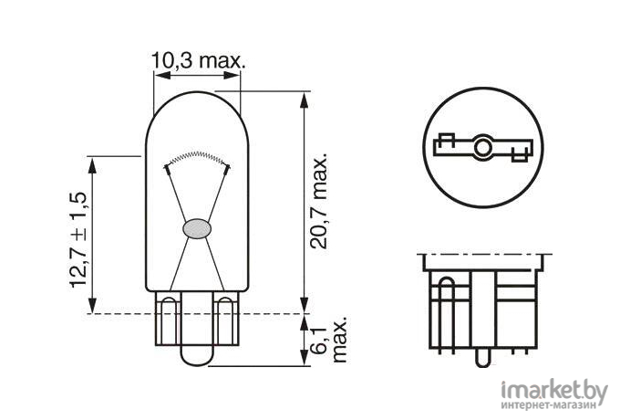 Автомобильная лампа Bosch 1987301033