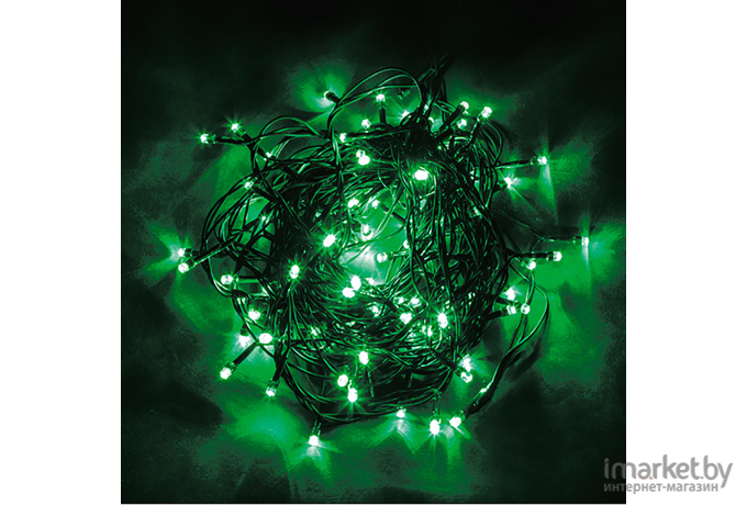 Новогодняя гирлянда Feron CL06 линейная 200 LED 20м +1.5м зеленый [32311]