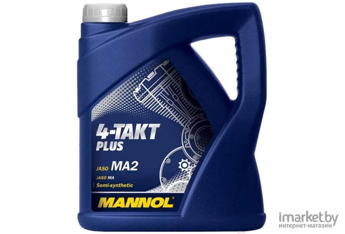 Моторное масло Mannol 4-Takt Plus 10W40 4л [MN7202-4]