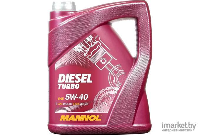 Моторное масло Mannol Diesel Turbo 5W40 CI-4/SL 5л [MN7904-5]