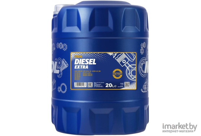 Моторное масло Mannol Diesel Extra 10W40 CH-4/SL 7л [MN7504-7]