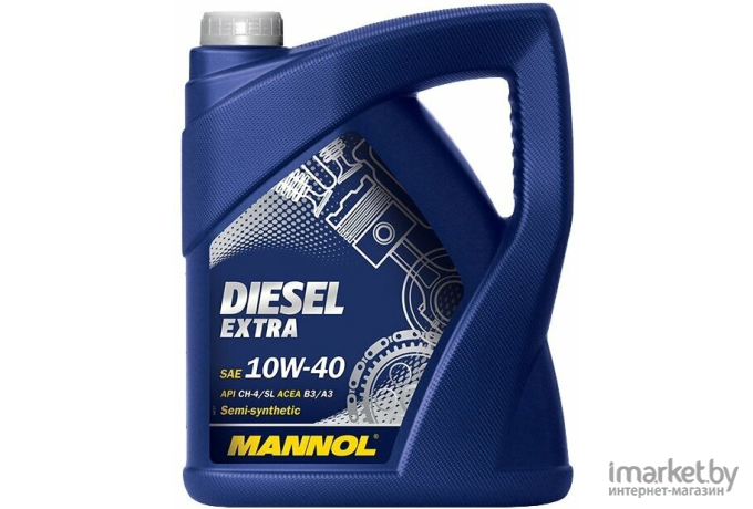 Моторное масло Mannol Diesel Extra 10W40 CH-4/SL 7л [MN7504-7]