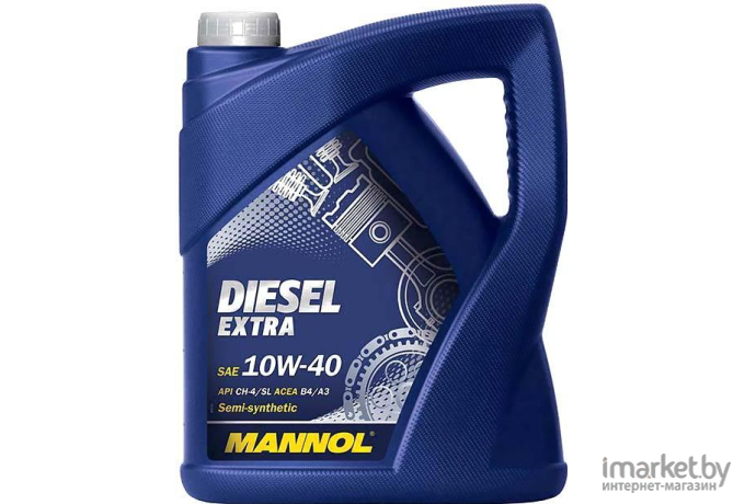 Моторное масло Mannol Diesel Extra 10W40 CH-4/SL 5л [MN7504-5]