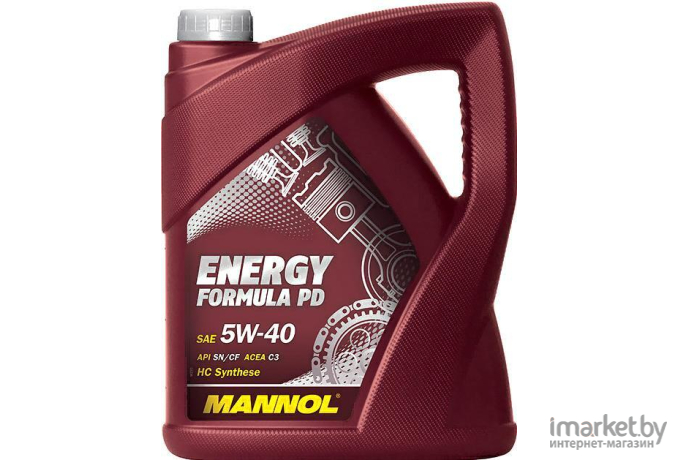 Моторное масло Mannol Energy Formula PD 5W40 SN/CF 5л [MN7913-5]