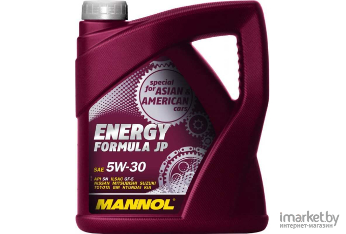 Моторное масло Mannol Energy Formula JP 5W30 API SN 4л [MN7914-4ME]