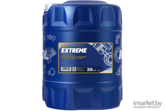 Моторное масло Mannol Extreme 5W40 SN/CF 20л [MN7915-20]