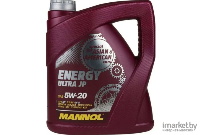 Моторное масло Mannol Energy Ultra JP 5W20 API SN 4л [MN7906-4]