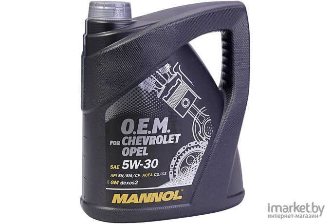 Моторное масло Mannol OEM 5W30 SN/SM/CF 4л [MN7701-4]