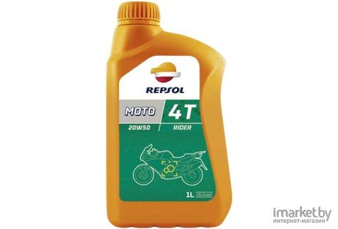 Моторное масло Repsol Moto Rider 4T 20W50 1л [RP165Q51]