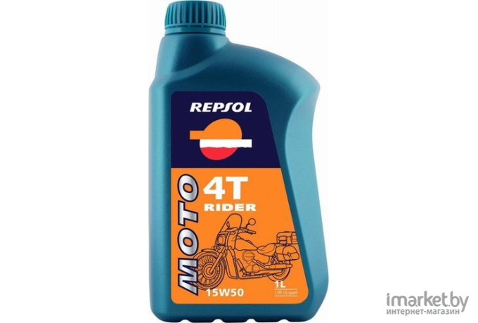 Моторное масло Repsol Moto Rider 4T 15W50 1л [RP165M51]