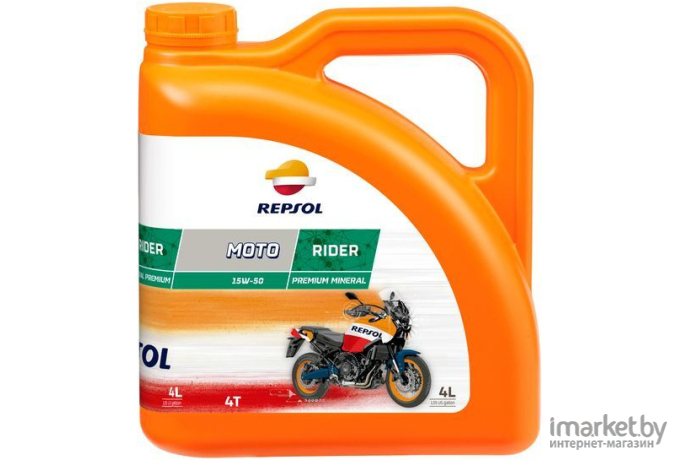 Моторное масло Repsol Moto Rider 4T 15W50 1л [RP165M51]