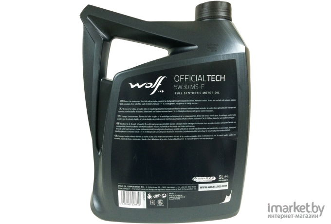 Моторное масло Wolf OfficialTech 5W30 MS-F 5л [65609/5]