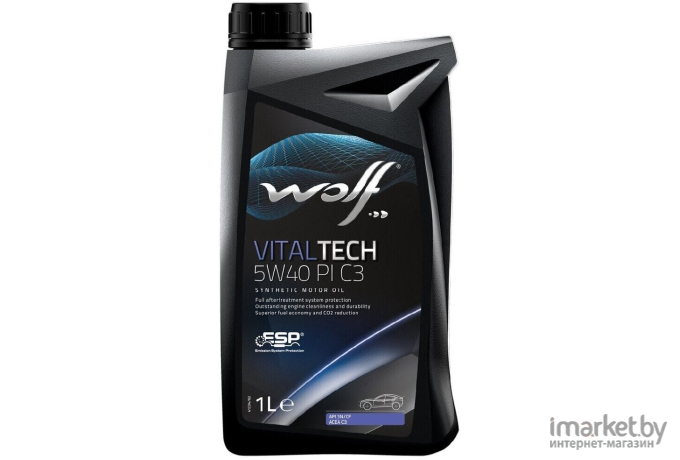 Моторное масло Wolf VitalTech 5W40 PI C3 1л [21116/1]