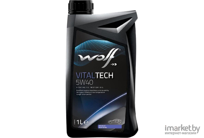 Моторное масло Wolf VitalTech 5W40 1л [16116/1]