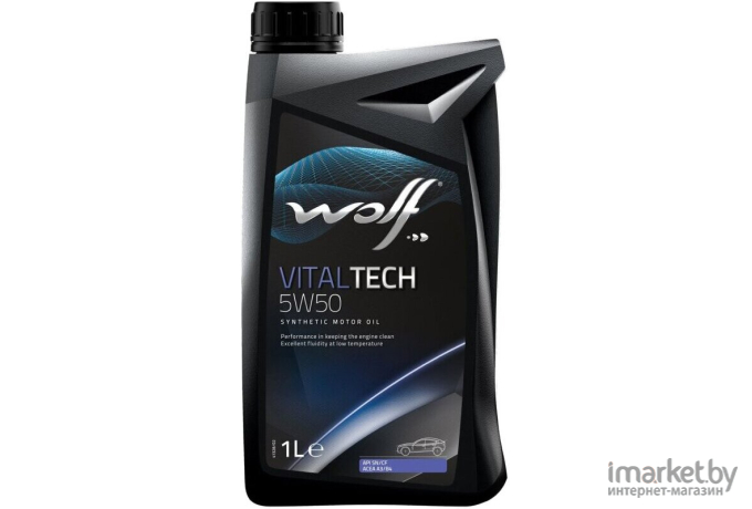 Моторное масло Wolf VitalTech 5W50 1л [23117/1]