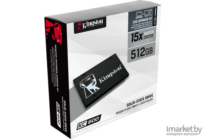 SSD диск Kingston 512G KC600 SATA3 [SKC600/512G]