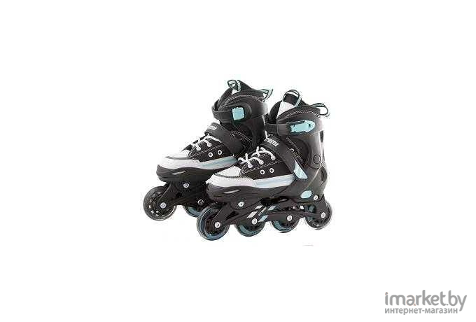 Роликовые коньки Atemi AJIS-1602 Abec7 р-р 31-34 черный