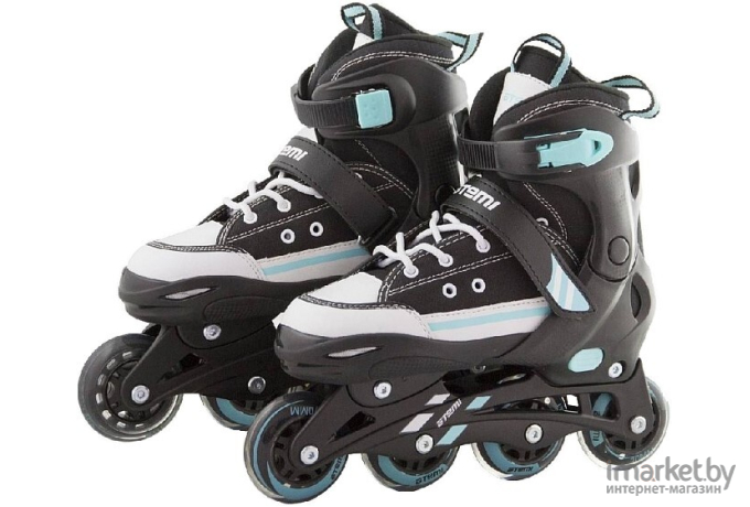 Роликовые коньки Atemi AJIS-1601 Abec7 р-р 31-34 серый