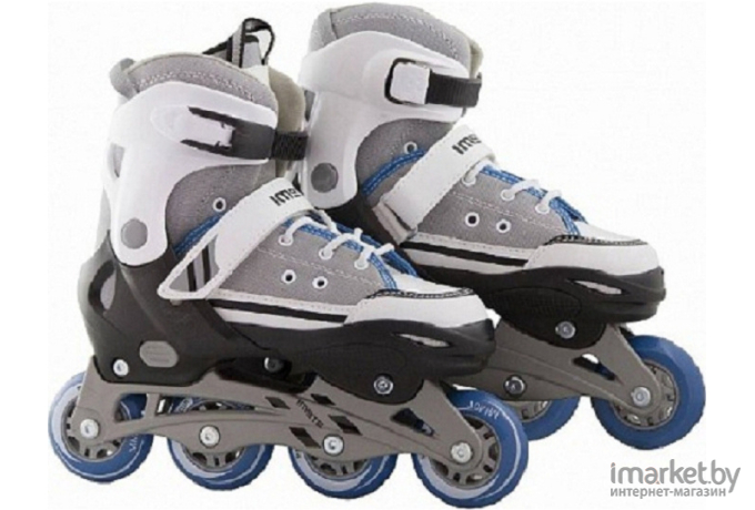 Роликовые коньки Atemi AJIS-1601 Abec7 р-р 27-30 серый