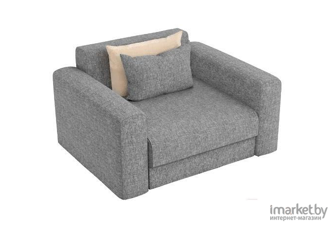 Кресло-кровать Mebelico Мэдисон 14 рогожка серый [59189]