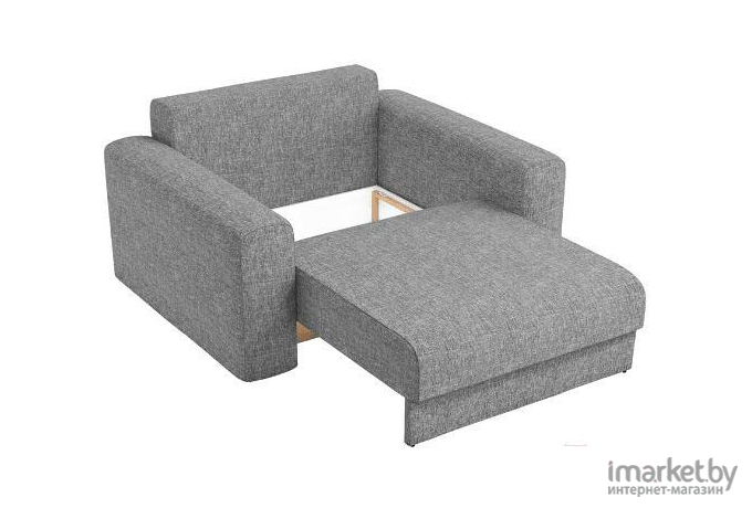 Кресло-кровать Mebelico Мэдисон 14 рогожка серый [59189]