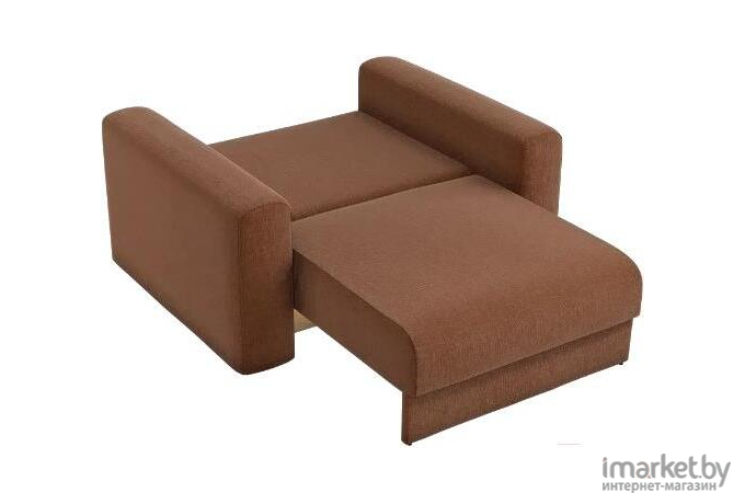 Кресло-кровать Mebelico Мэдисон 14 рогожка коричневый [59188]