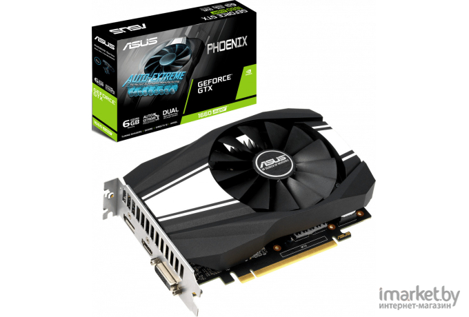 Видеокарта ASUS Nvidia Phoenix GeForce GTX 1660 SUPER 6GB GDDR6 192-bit [PH-GTX1660S-6G]