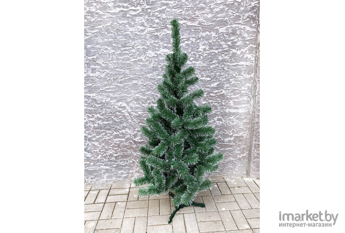 Новогодняя елка GreenTerra Классическая с белыми кончиками 1.5 м