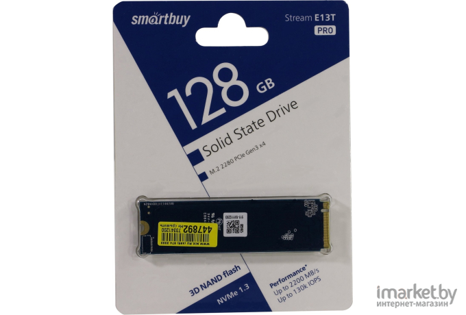 SSD диск SmartBuy 128Gb Stream E13T Pro [SBSSD-128GT-PH13P-M2P4]