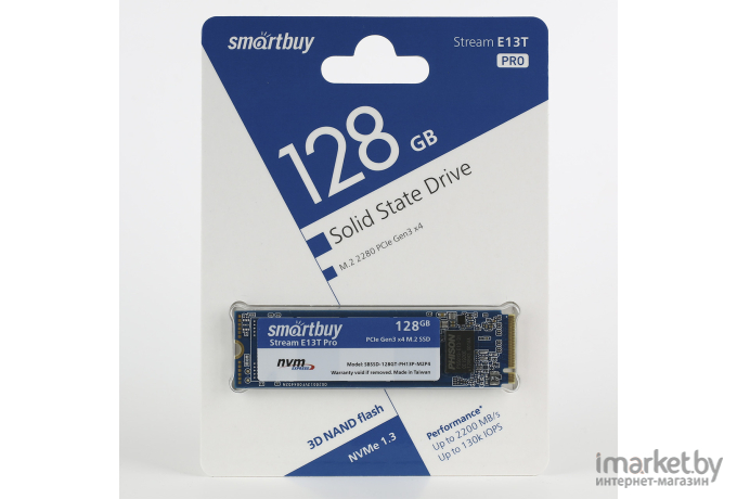 SSD диск SmartBuy 128Gb Stream E13T Pro [SBSSD-128GT-PH13P-M2P4]